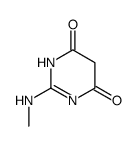 2-methylamino-1H-pyrimidine-4,6-dione结构式