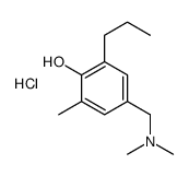 4-[(dimethylamino)methyl]-2-methyl-6-propylphenol,hydrochloride Structure