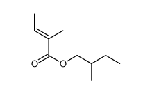 2-methylbutyl (E)-(+)-2-methylisocrotonate structure