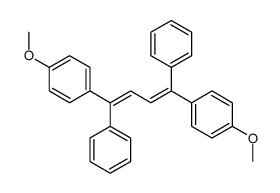 1,4-bis-(4-methoxy-phenyl)-1,4-diphenyl-buta-1,3-diene Structure