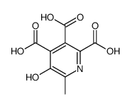 5-hydroxy-6-methylpyridine-2,3,4-tricarboxylic acid结构式