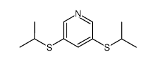 3,5-bis(isopropylthio)pyridine结构式