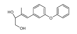 (E,2R)-3-methyl-4-(3-phenoxyphenyl)but-3-ene-1,2-diol Structure