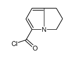 6,7-dihydro-5H-pyrrolizine-3-carbonyl chloride结构式