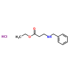 Ethyl N-benzyl-β-alaninate hydrochloride (1:1)结构式
