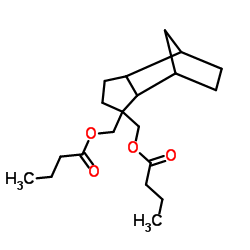 (octahydro-4,7-methano-1H-indenediyl)bis(methylene) dibutyrate Structure