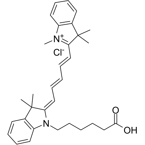 Cy5 羧酸结构式