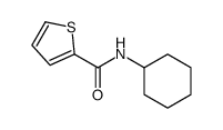 2-Thiophenecarboxamide,N-cyclohexyl- Structure