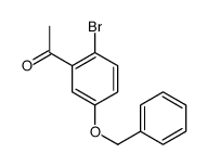 1-(2-bromo-5-phenylmethoxyphenyl)ethanone Structure