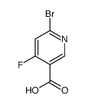 6-BROMO-4-FLUORONICOTINIC ACID structure