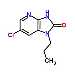 6-Chloro-1-propyl-1,3-dihydro-2H-imidazo[4,5-b]pyridin-2-one结构式