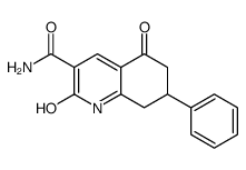 2,5-dioxo-7-phenyl-1,6,7,8-tetrahydroquinoline-3-carboxamide结构式