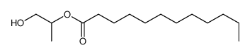 1-hydroxypropan-2-yl dodecanoate结构式