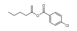 1-hexen-2-yl 4-chlorobenzoate Structure