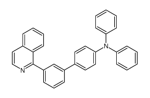 3-(异喹啉-1-基)-N,N-二苯基联苯-4-胺结构式