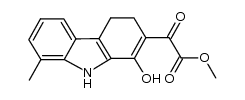 methyl 2-(1-hydroxy-8-methyl-4,9-dihydro-3H-carbazol-2-yl)-2-oxoacetate Structure