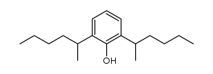 2,6-Bis(1-methylpentyl)phenol Structure