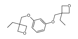 3-ethyl-3-[[3-[(3-ethyloxetan-3-yl)methoxy]phenoxy]methyl]oxetane Structure