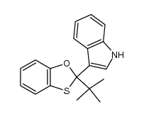 3-(2-(tert-butyl)benzo[d][1,3]oxathiol-2-yl)-1H-indole Structure