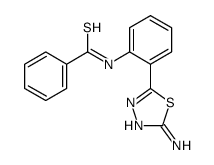 N-[2-(5-amino-1,3,4-thiadiazol-2-yl)phenyl]benzenecarbothioamide Structure
