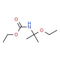 Carbamic acid,(1-ethoxy-1-methylethyl)-,ethyl ester (9CI) Structure