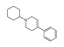 1-cyclohexyl-4-phenyl-3,6-dihydro-2H-pyridine结构式