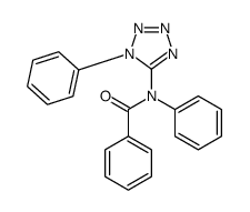 N-phenyl-N-(1-phenyltetrazol-5-yl)benzamide结构式