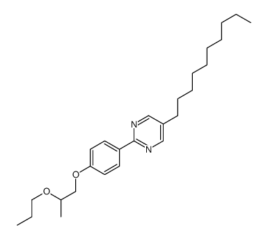 5-decyl-2-[4-(2-propoxypropoxy)phenyl]pyrimidine结构式