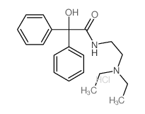 Benzeneacetamide,N-[2-(diethylamino)ethyl]-a-hydroxy-a-phenyl-,monohydrochloride (9CI)结构式