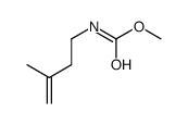 methyl N-(3-methylbut-3-enyl)carbamate结构式