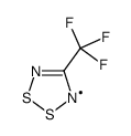 4-(trifluoromethyl)-1,2$l^{3}-dithia-3,5-diazacyclopenta-2,4-diene结构式
