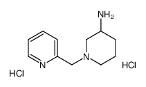 1-Pyridin-2-ylmethyl-piperidin-3-ylamine dihydrochloride structure