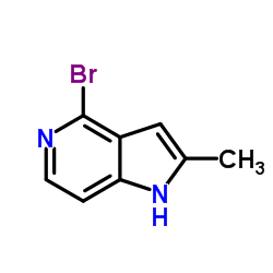 4-Bromo-2-Methyl-5-azaindole结构式