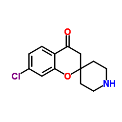 7-Chlorospiro[chromene-2,4'-piperidin]-4(3H)-one Structure