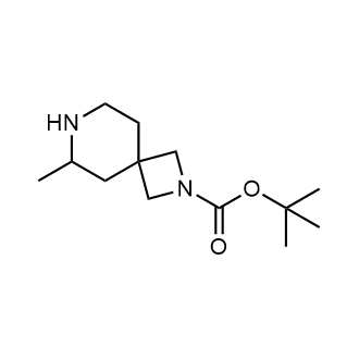 6-甲基-2,7-二氮杂螺[3.5]壬烷-2-羧酸叔丁酯结构式