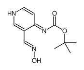 tert-butyl N-[3-[(E)-hydroxyiminomethyl]pyridin-4-yl]carbamate结构式