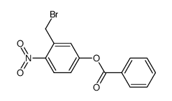 3-(bromomethyl)-4-nitrophenyl benzoate Structure