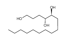 (4R,5S)-1,4,5-trihydroxypentadecane Structure