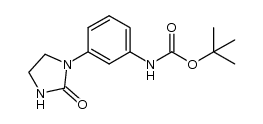 [3-(2-oxo-imidazolidin-1-yl)-phenyl]-carbamic acid tert-butyl ester Structure