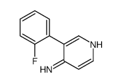 3-(2-fluorophenyl)pyridin-4-amine structure