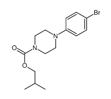 Isobutyl 4-(4-bromophenyl)piperazine-1-carboxylate Structure