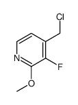 4-(chloromethyl)-3-fluoro-2-methoxypyridine Structure