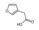 2-(furan-3-yl)acetic acid Structure