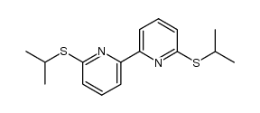6,6'-bis(i-propylsulfanyl)-2,2'-bipyridine结构式