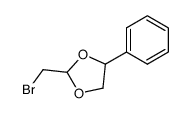 2-bromomethyl-4-phenyl-1,3-dioxolane结构式