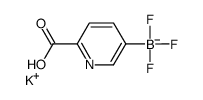 POTASSIUM (6-CARBOXYPYRIDIN-3-YL)TRIFLUOROBORATE Structure