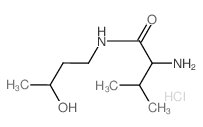 2-Amino-N-(3-hydroxybutyl)-3-methylbutanamide hydrochloride结构式