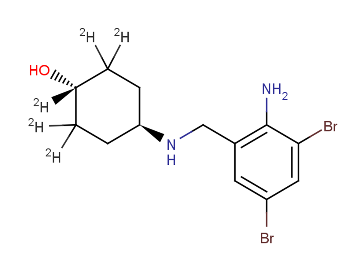 Ambroxol-d5 Structure