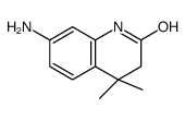 7-氨基-4,4-二甲基-3,4-二氢-1H-喹啉-2-酮结构式