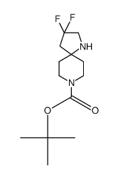 3,3-二氟-1,8-二氮杂螺[4.5]癸烷-8-甲酸叔丁酯结构式